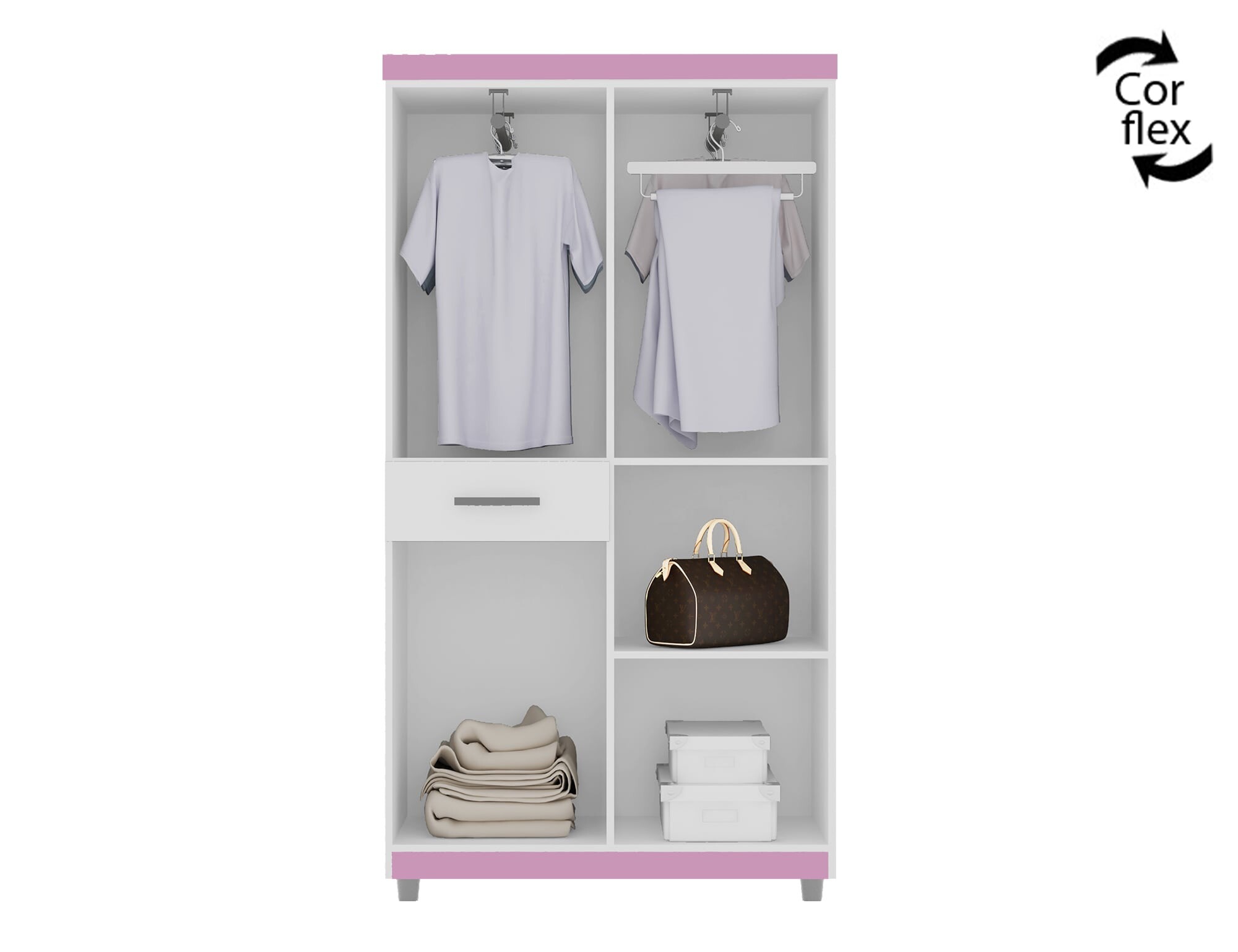 Guarda-roupa 1005 Araplac — detalhe