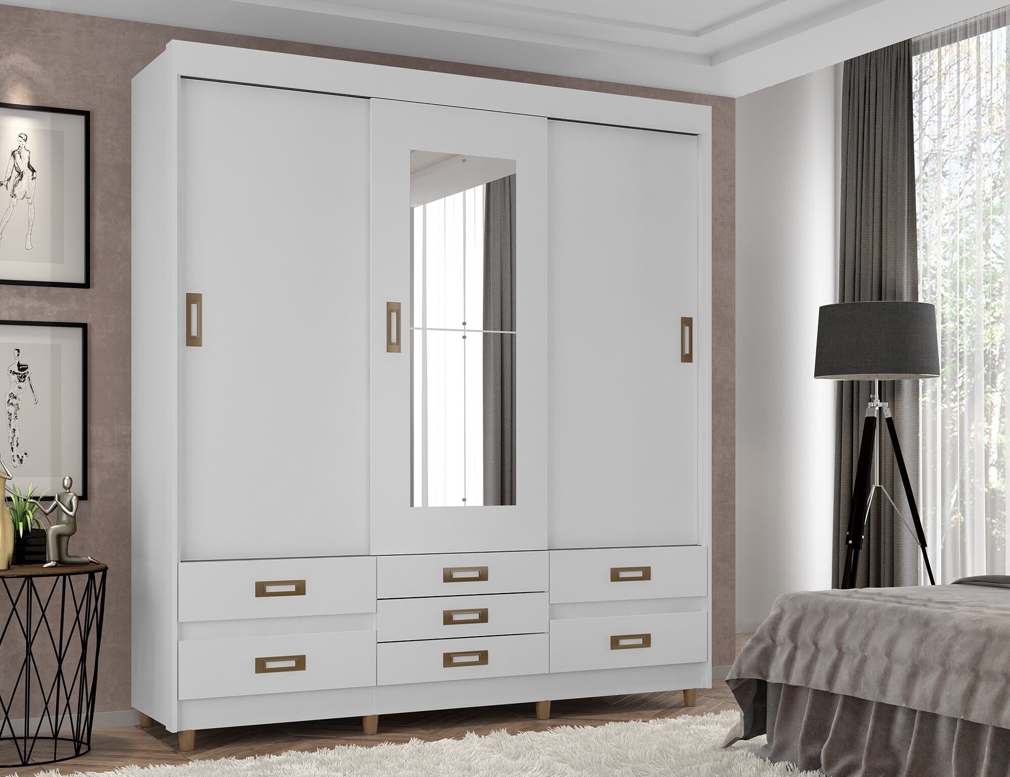 Guarda-roupa E37020 Araplac